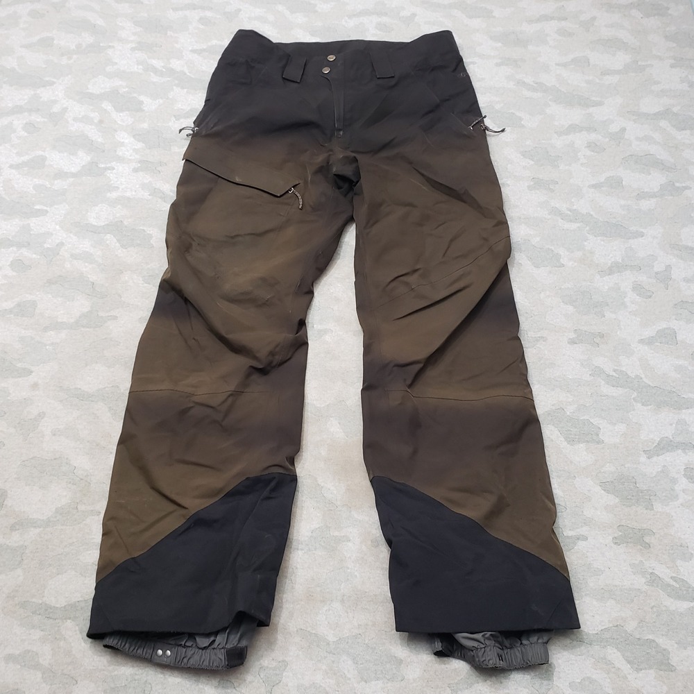 Patagonia Snow Pants Mens Medium Black Ski Snowboard Powder Bowl Technical